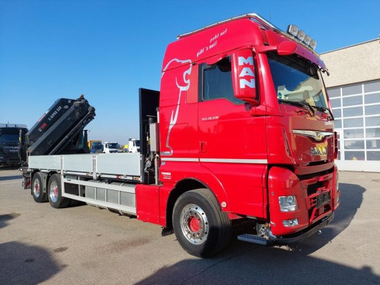 MAN TGX 26.510 BL Pritsche, Intarder, HIAB X-HIPRO 558EP-5, Alu-Felgen, Lenkachse, - Xe tải thùng lửng/ Phẳng, Xe cẩu tự hành: hình 3 MAN TGX 26.510 BL Pritsche, Intarder, HIAB X-HIPRO 558EP-5, Alu-Felgen, Lenkachse, - Xe tải thùng lửng/ Phẳng, Xe cẩu tự hành: hình 3