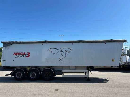 MEGA Light Alu-Kippmulde 55m³, Kombiklappe, SAF-Achsen, 1-A Liftachse, Rollplane - Sơ mi rơ moóc ben: hình 4 MEGA Light Alu-Kippmulde 55m³, Kombiklappe, SAF-Achsen, 1-A Liftachse, Rollplane - Sơ mi rơ moóc ben: hình 4