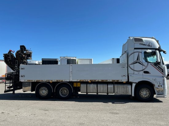 Mercedes-Benz Actros 2545 L 6x2, Retarder, Pritsche, Hiab XS 166 D-4 PRO, E5 - Xe tải thùng lửng/ Phẳng, Xe cẩu tự hành: hình 4 Mercedes-Benz Actros 2545 L 6x2, Retarder, Pritsche, Hiab XS 166 D-4 PRO, E5 - Xe tải thùng lửng/ Phẳng, Xe cẩu tự hành: hình 4