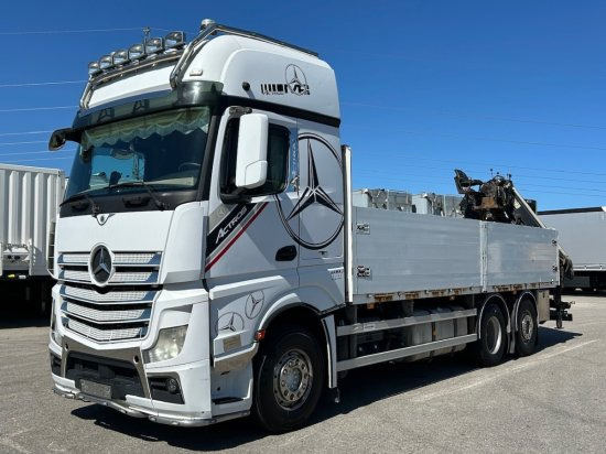 Mercedes-Benz Actros 2545 L 6x2, Retarder, Pritsche, Hiab XS 166 D-4 PRO, E5 - Xe tải thùng lửng/ Phẳng, Xe cẩu tự hành: hình 1 Mercedes-Benz Actros 2545 L 6x2, Retarder, Pritsche, Hiab XS 166 D-4 PRO, E5 - Xe tải thùng lửng/ Phẳng, Xe cẩu tự hành: hình 1