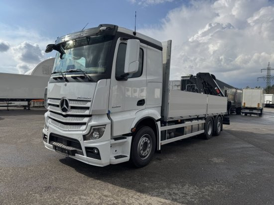Mercedes-Benz Actros 2653, Retarder, Pritsche, Hiab Hipro 232 ES5 - Xe tải thùng lửng/ Phẳng, Xe cẩu tự hành: hình 3 Mercedes-Benz Actros 2653, Retarder, Pritsche, Hiab Hipro 232 ES5 - Xe tải thùng lửng/ Phẳng, Xe cẩu tự hành: hình 3