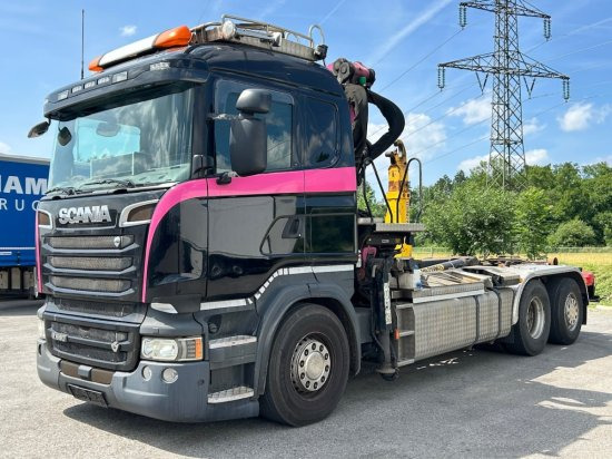 Scania R580 6x2, Schrottkran, E6, Lenk-Lift-Achse - Xe tải nâng móc, Xe cẩu tự hành: hình 1 Scania R580 6x2, Schrottkran, E6, Lenk-Lift-Achse - Xe tải nâng móc, Xe cẩu tự hành: hình 1