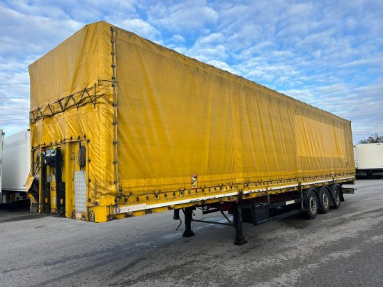 Schwarzmüller Spezialauflieger Schräglader, Coilmulde, Liftachse, Edscha-Verdeck, - Sơ mi rơ moóc mui bạt: hình 1 Schwarzmüller Spezialauflieger Schräglader, Coilmulde, Liftachse, Edscha-Verdeck, - Sơ mi rơ moóc mui bạt: hình 1
