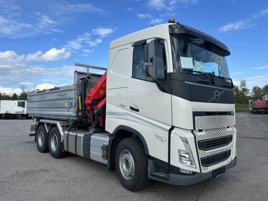 Volvo FH 500 3-Seiten Meiller Kipper mit Palfinger PK22002EH, Retarder, - Xe ben: hình 3 Volvo FH 500 3-Seiten Meiller Kipper mit Palfinger PK22002EH, Retarder, - Xe ben: hình 3