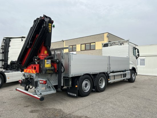 Volvo FH 500 6X2 Euro6, Retarder, Pritsche, Palfinger PK22002-EH - Xe tải thùng lửng/ Phẳng, Xe cẩu tự hành: hình 4 Volvo FH 500 6X2 Euro6, Retarder, Pritsche, Palfinger PK22002-EH - Xe tải thùng lửng/ Phẳng, Xe cẩu tự hành: hình 4
