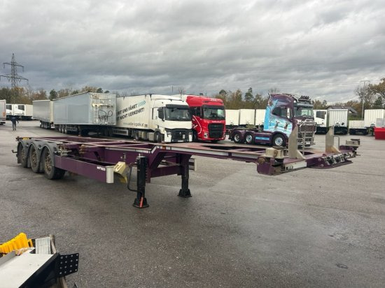 Web Trailer LPRS24 Heckschieber 1x20 ft 2x20 ft 1x40 ft - Xe chở container/ Sơ mi rơ moóc hoán đổi thân: hình 1 Web Trailer LPRS24 Heckschieber 1x20 ft 2x20 ft 1x40 ft - Xe chở container/ Sơ mi rơ moóc hoán đổi thân: hình 1