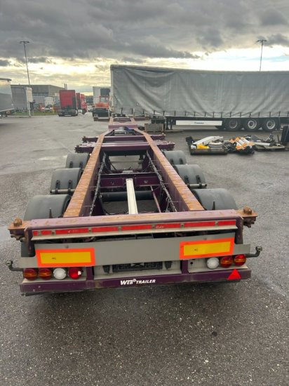 Web Trailer LPRS24 Heckschieber 1x20 ft 2x20 ft 1x40 ft - Xe chở container/ Sơ mi rơ moóc hoán đổi thân: hình 5 Web Trailer LPRS24 Heckschieber 1x20 ft 2x20 ft 1x40 ft - Xe chở container/ Sơ mi rơ moóc hoán đổi thân: hình 5