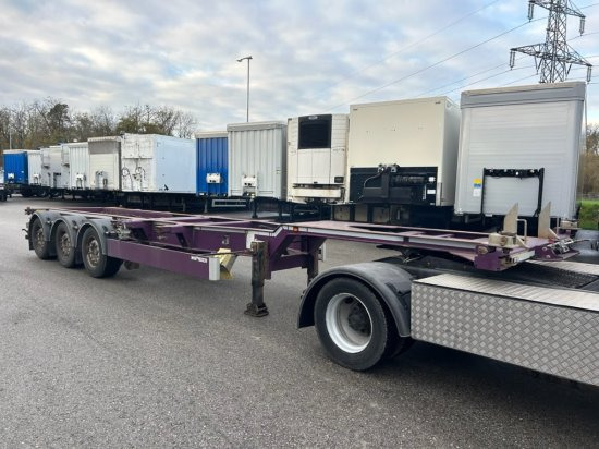 Web Trailer LPRS24 Heckschieber 1x20 ft 2x20 ft 1x40 ft - Xe chở container/ Sơ mi rơ moóc hoán đổi thân: hình 3 Web Trailer LPRS24 Heckschieber 1x20 ft 2x20 ft 1x40 ft - Xe chở container/ Sơ mi rơ moóc hoán đổi thân: hình 3