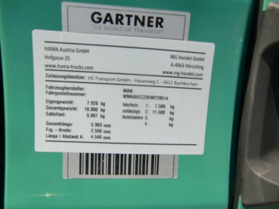 Xe đầu kéo MAN TGX 18.480, XXL, Automatik, Retarder,: hình 10