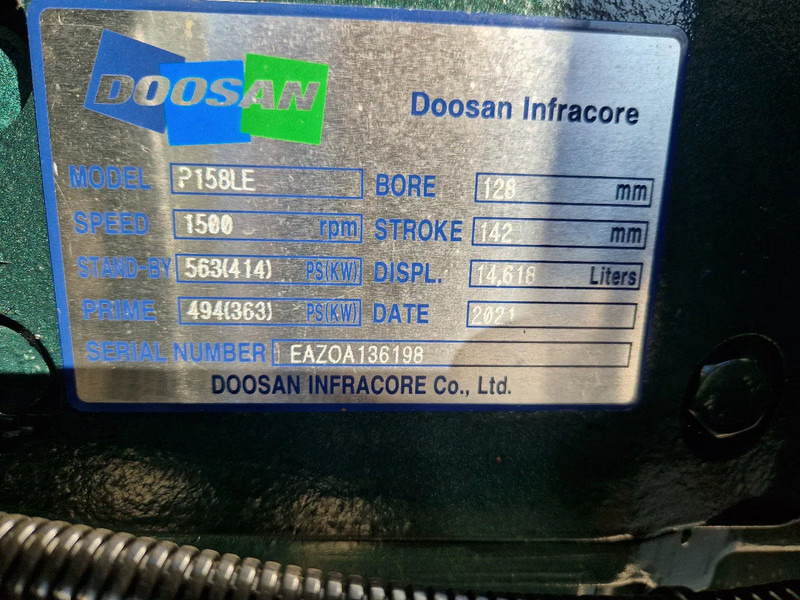 Bộ phát điện Doosan UNUSED Teksan TJ440DW generator 440kVA Doosan 8-cilinder: hình 12