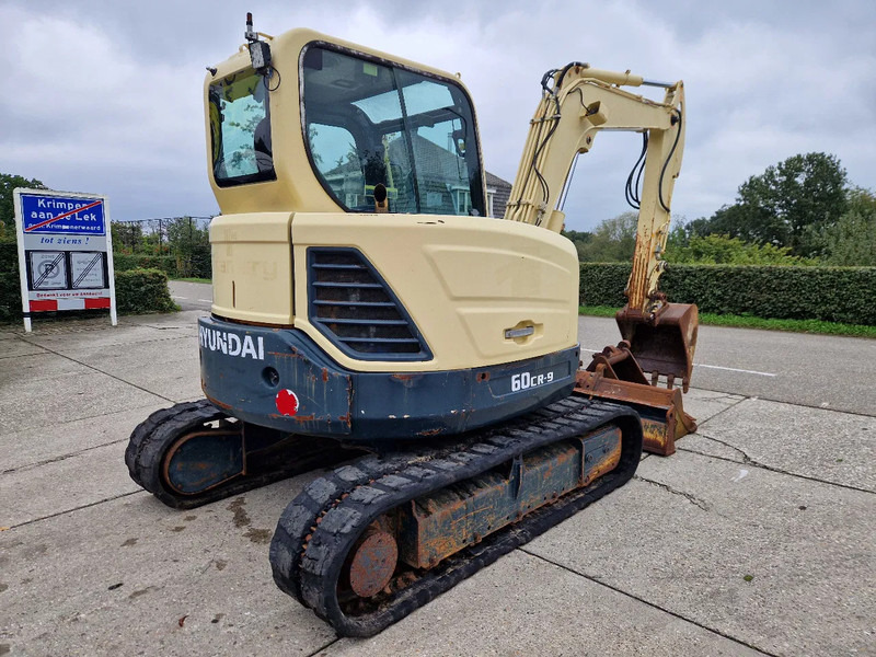 Hyundai Robex CR60-9 met airco en 3 bakken - Máy xúc mini: hình 4 Hyundai Robex CR60-9 met airco en 3 bakken - Máy xúc mini: hình 4