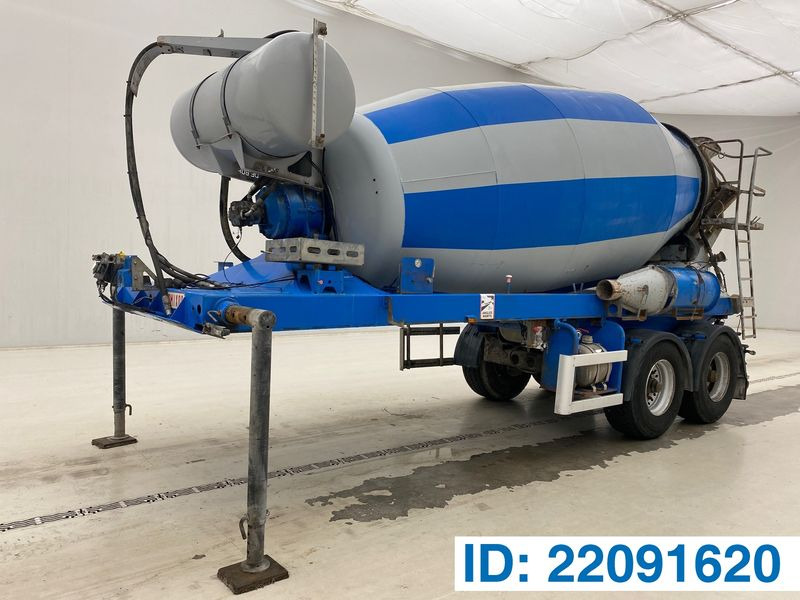 De Buf Mixer 10 m³ - Sơ mi rơ moóc trộn bê tông: hình 1 De Buf Mixer 10 m³ - Sơ mi rơ moóc trộn bê tông: hình 1
