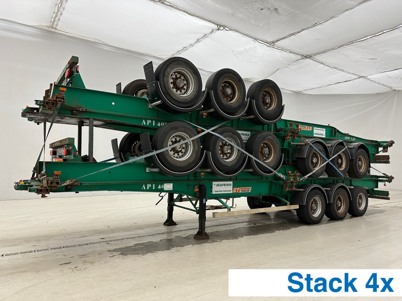 Fruehauf 4 x Skelet 2 x 20-40 ft - Xe chở container/ Sơ mi rơ moóc hoán đổi thân: hình 1 Fruehauf 4 x Skelet 2 x 20-40 ft - Xe chở container/ Sơ mi rơ moóc hoán đổi thân: hình 1