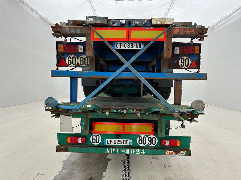 Fruehauf 4x Skelet 2 x 20-40 ft - Xe chở container/ Sơ mi rơ moóc hoán đổi thân: hình 5 Fruehauf 4x Skelet 2 x 20-40 ft - Xe chở container/ Sơ mi rơ moóc hoán đổi thân: hình 5
