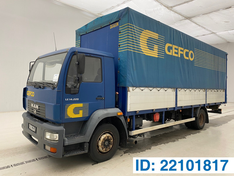 MAN LE 14.220 - Xe tải thùng mui bạt: hình 1 MAN LE 14.220 - Xe tải thùng mui bạt: hình 1