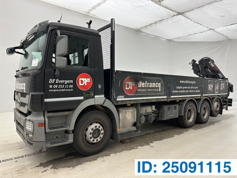 Mercedes-Benz Actros 3236 - 8x4 - Xe tải thùng lửng/ Phẳng, Xe cẩu tự hành: hình 1 Mercedes-Benz Actros 3236 - 8x4 - Xe tải thùng lửng/ Phẳng, Xe cẩu tự hành: hình 1
