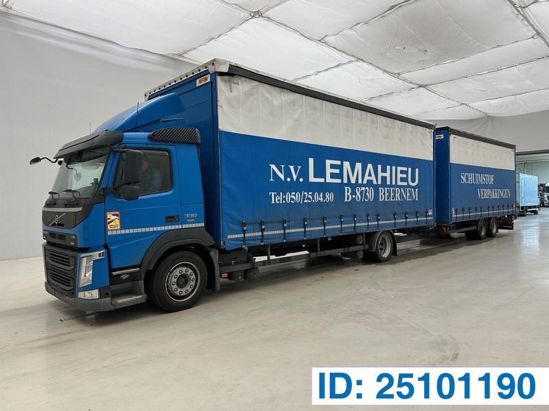 Volvo FM 330 + A&D Aanhanger - Xe tải thùng mui bạt: hình 1 Volvo FM 330 + A&D Aanhanger - Xe tải thùng mui bạt: hình 1