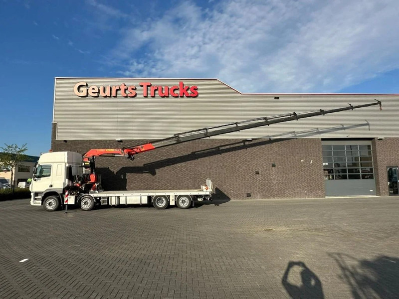 DAF CF 450 8X2 OPRIJWAGEN/MACHINE TRANSPORTER + PALFINGER PK 29002 G KRAAN/KRAN/CRANE/GRUA - Xe cẩu tự hành: hình 2 DAF CF 450 8X2 OPRIJWAGEN/MACHINE TRANSPORTER + PALFINGER PK 29002 G KRAAN/KRAN/CRANE/GRUA - Xe cẩu tự hành: hình 2