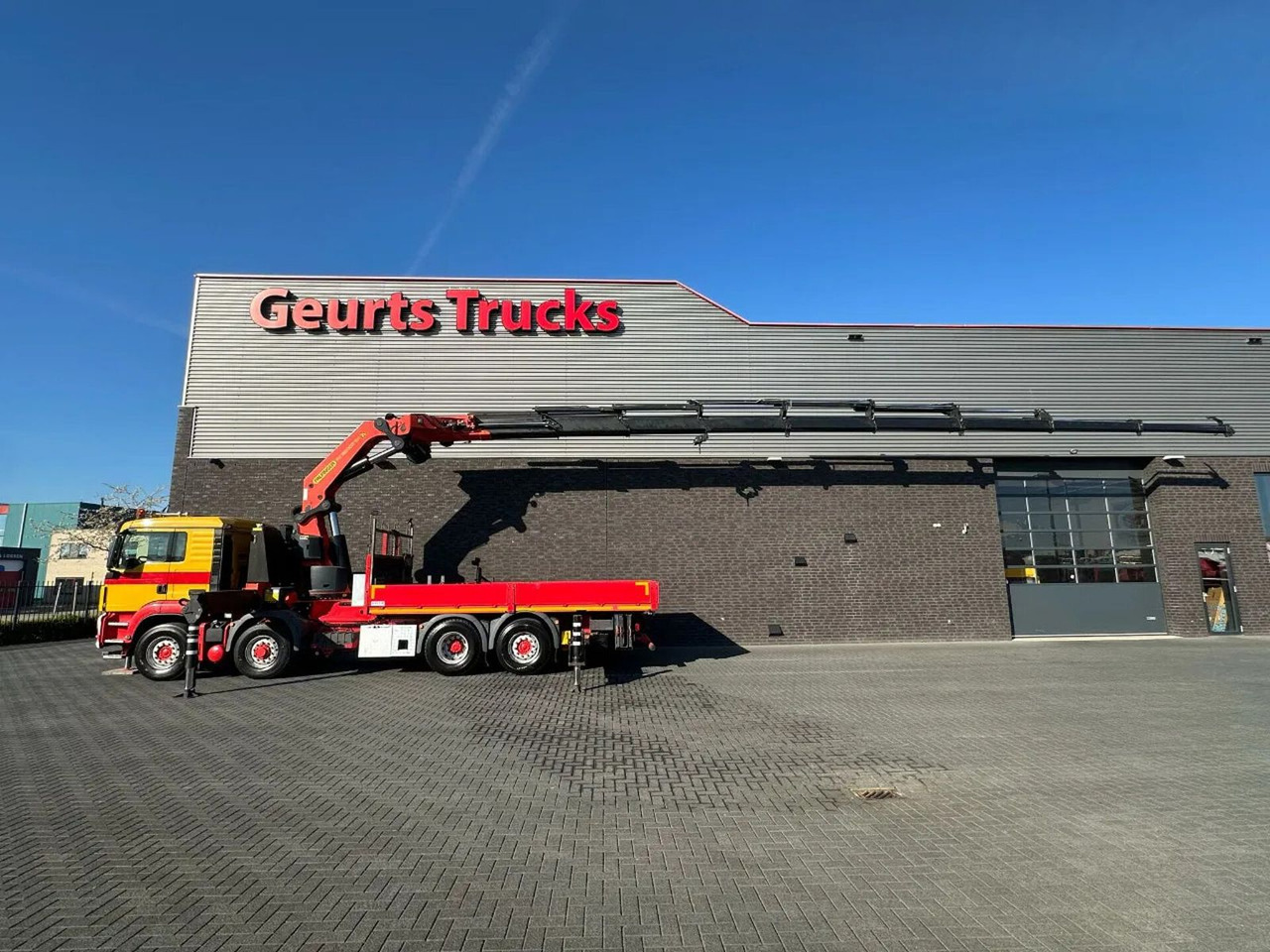MAN MAURER TGS 35.480 8X4H-6 BL MET PALFINGER PK9200 - Xe cẩu tự hành: hình 1 MAN MAURER TGS 35.480 8X4H-6 BL MET PALFINGER PK9200 - Xe cẩu tự hành: hình 1