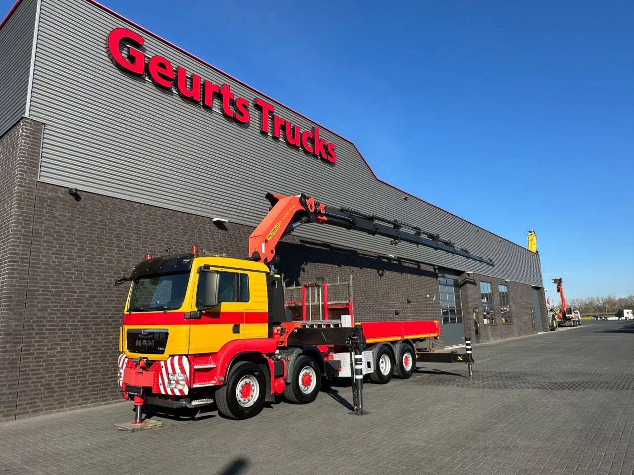 MAN MAURER TGS 35.480 8X4H-6 BL MET PALFINGER PK9200 - Xe cẩu tự hành: hình 2 MAN MAURER TGS 35.480 8X4H-6 BL MET PALFINGER PK9200 - Xe cẩu tự hành: hình 2
