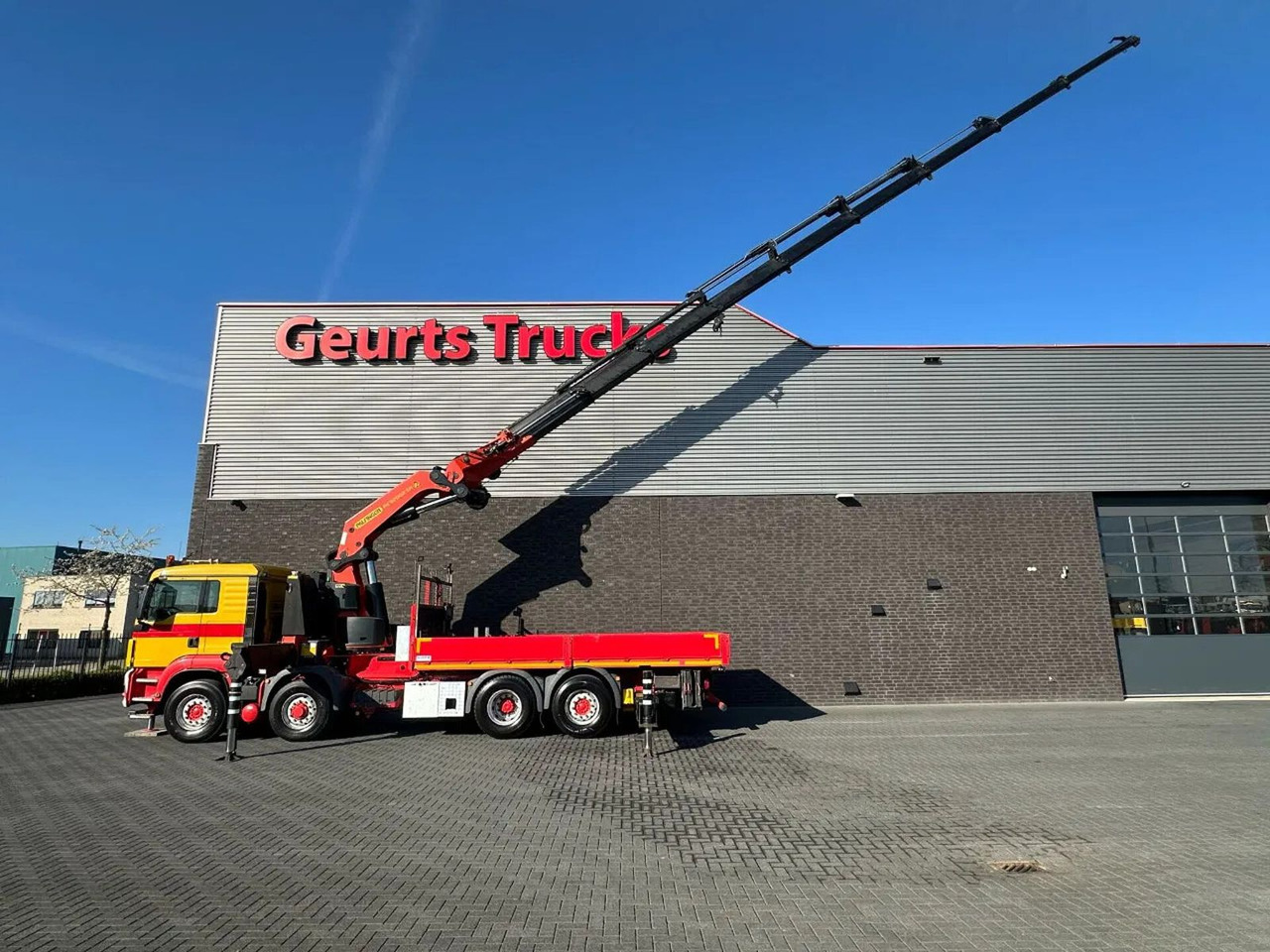 MAN MAURER TGS 35.480 8X4H-6 BL MET PALFINGER PK9200 - Xe cẩu tự hành: hình 5 MAN MAURER TGS 35.480 8X4H-6 BL MET PALFINGER PK9200 - Xe cẩu tự hành: hình 5