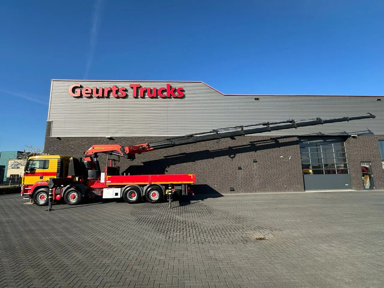MAN MAURER TGS 35.480 8X4H-6 BL MET PALFINGER PK9200 - Xe cẩu tự hành: hình 4 MAN MAURER TGS 35.480 8X4H-6 BL MET PALFINGER PK9200 - Xe cẩu tự hành: hình 4