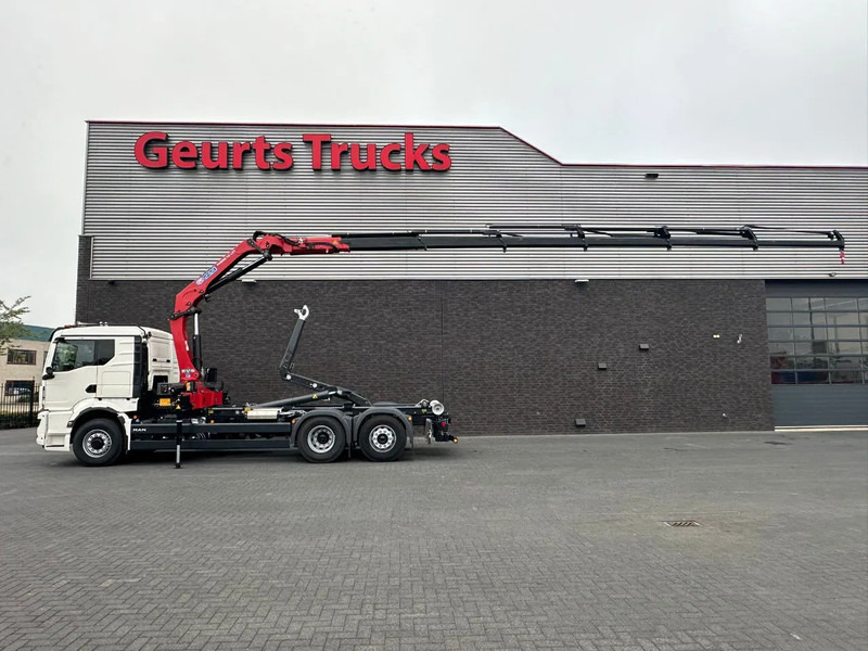 MAN TGS 26.520 6X4H-4 BL NEW MODEL + MEILLER HAAKARMSYSTEEM + HMF 2320 K6-RCS KRAAN/KRAN/CRANE/GRUA - Xe tải nâng móc, Xe cẩu tự hành: hình 1 MAN TGS 26.520 6X4H-4 BL NEW MODEL + MEILLER HAAKARMSYSTEEM + HMF 2320 K6-RCS KRAAN/KRAN/CRANE/GRUA - Xe tải nâng móc, Xe cẩu tự hành: hình 1