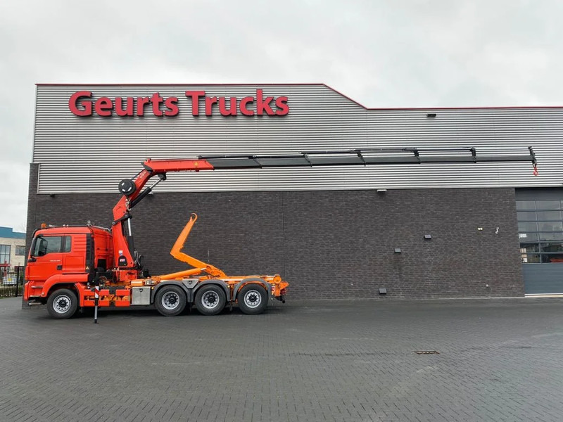 MAN TGS 35.480 8X4 TRIDEM + 20 TON HAAKARM + HMF 3220-K6 KRAAN/KRAN/CRANE/GRUA - Xe tải nâng móc, Xe cẩu tự hành: hình 1 MAN TGS 35.480 8X4 TRIDEM + 20 TON HAAKARM + HMF 3220-K6 KRAAN/KRAN/CRANE/GRUA - Xe tải nâng móc, Xe cẩu tự hành: hình 1