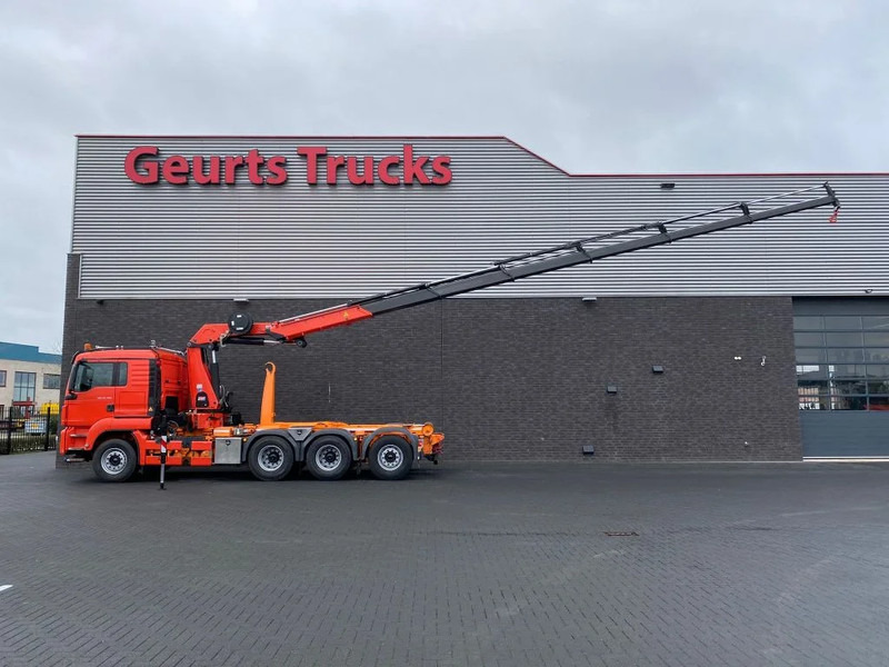 MAN TGS 35.480 8X4 TRIDEM + 20 TON HAAKARM + HMF 3220-K6 KRAAN/KRAN/CRANE/GRUA - Xe tải nâng móc, Xe cẩu tự hành: hình 2 MAN TGS 35.480 8X4 TRIDEM + 20 TON HAAKARM + HMF 3220-K6 KRAAN/KRAN/CRANE/GRUA - Xe tải nâng móc, Xe cẩu tự hành: hình 2
