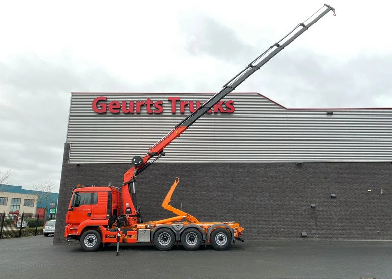 MAN TGS 35.480 8X4 TRIDEM + 20 TON HAAKARM + HMF 3220-K6 KRAAN/KRAN/CRANE/GRUA - Xe tải nâng móc, Xe cẩu tự hành: hình 3 MAN TGS 35.480 8X4 TRIDEM + 20 TON HAAKARM + HMF 3220-K6 KRAAN/KRAN/CRANE/GRUA - Xe tải nâng móc, Xe cẩu tự hành: hình 3
