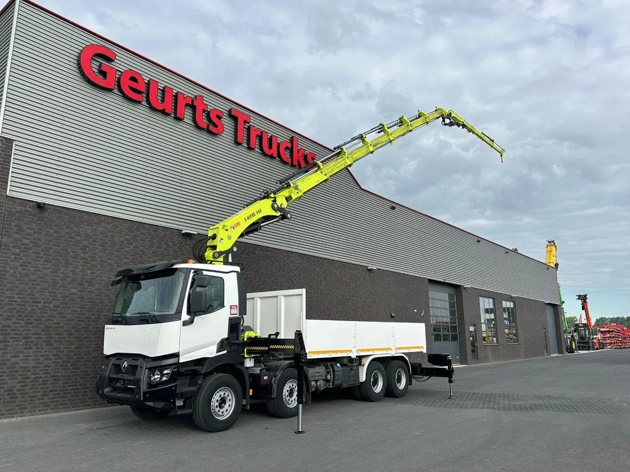 Renault C460 8X4 + HIAB X-HIPRO 548 E-7 MET JIB KRAAN / - Xe cẩu tự hành: hình 2 Renault C460 8X4 + HIAB X-HIPRO 548 E-7 MET JIB KRAAN / - Xe cẩu tự hành: hình 2