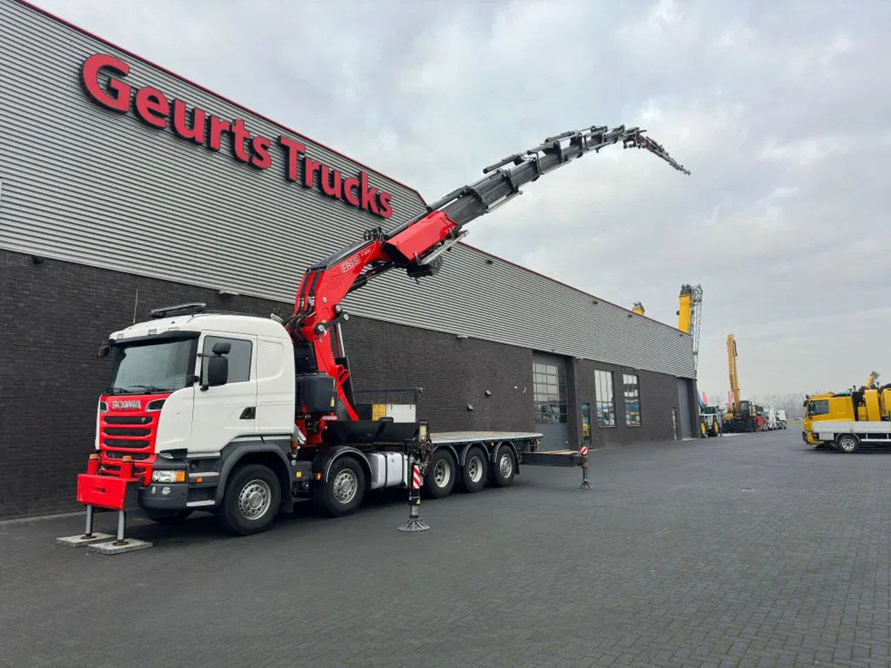 Scania R520 V8 10X4 TRIDEM + F1650RA.2.28 + JIB L816 KR - Xe cẩu tự hành: hình 2 Scania R520 V8 10X4 TRIDEM + F1650RA.2.28 + JIB L816 KR - Xe cẩu tự hành: hình 2