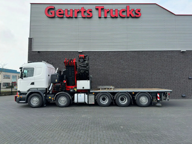 Xe cẩu tự hành Scania R520 V8 10X4 TRIDEM + F1650RA.2.28 + JIB L816 KRAAN/KRAN/CRANE/GRUA: hình 8