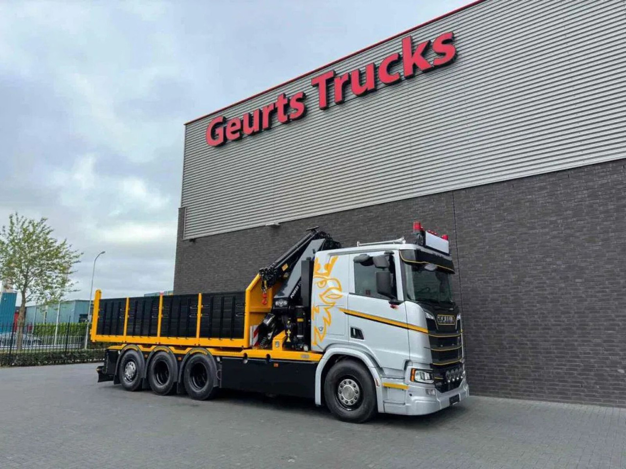 Cho thuê  Scania R530 V8 NGS 8X4 TRIDEM MET HYVA 2Z KIPPER + HMF Scania R530 V8 NGS 8X4 TRIDEM MET HYVA 2Z KIPPER + HMF: hình 17