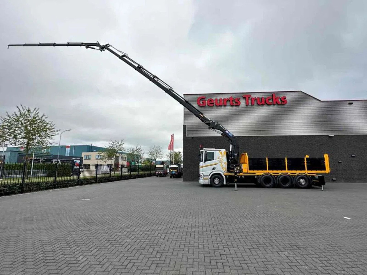 Cho thuê  Scania R530 V8 NGS 8X4 TRIDEM MET HYVA 2Z KIPPER + HMF Scania R530 V8 NGS 8X4 TRIDEM MET HYVA 2Z KIPPER + HMF: hình 7