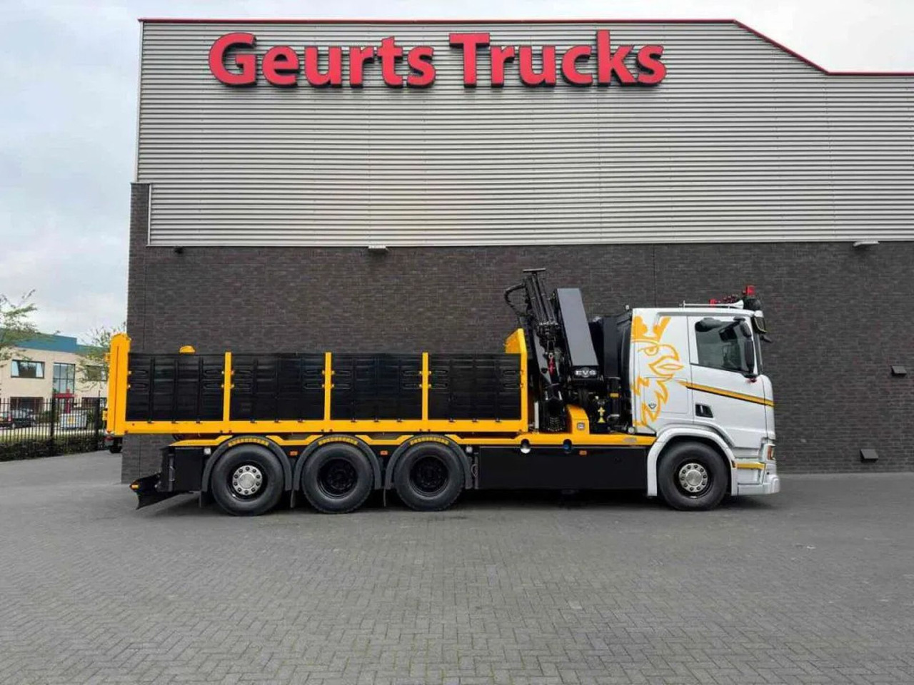 Cho thuê  Scania R530 V8 NGS 8X4 TRIDEM MET HYVA 2Z KIPPER + HMF Scania R530 V8 NGS 8X4 TRIDEM MET HYVA 2Z KIPPER + HMF: hình 15