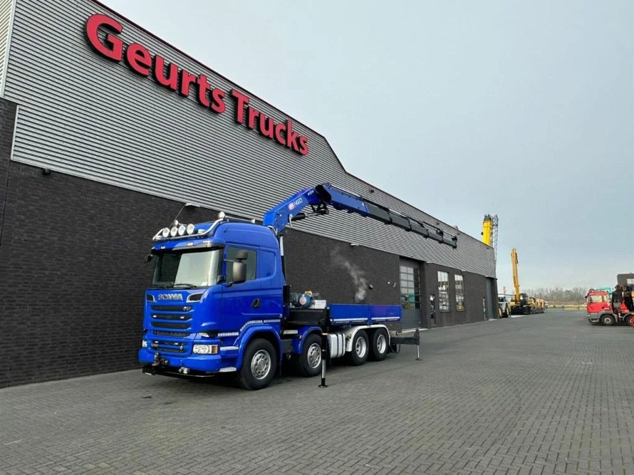 Scania R580 V8 8X4 TREKKER-BAKWAGEN COMBI + HMF 4020-K5 - Xe cẩu tự hành: hình 3 Scania R580 V8 8X4 TREKKER-BAKWAGEN COMBI + HMF 4020-K5 - Xe cẩu tự hành: hình 3