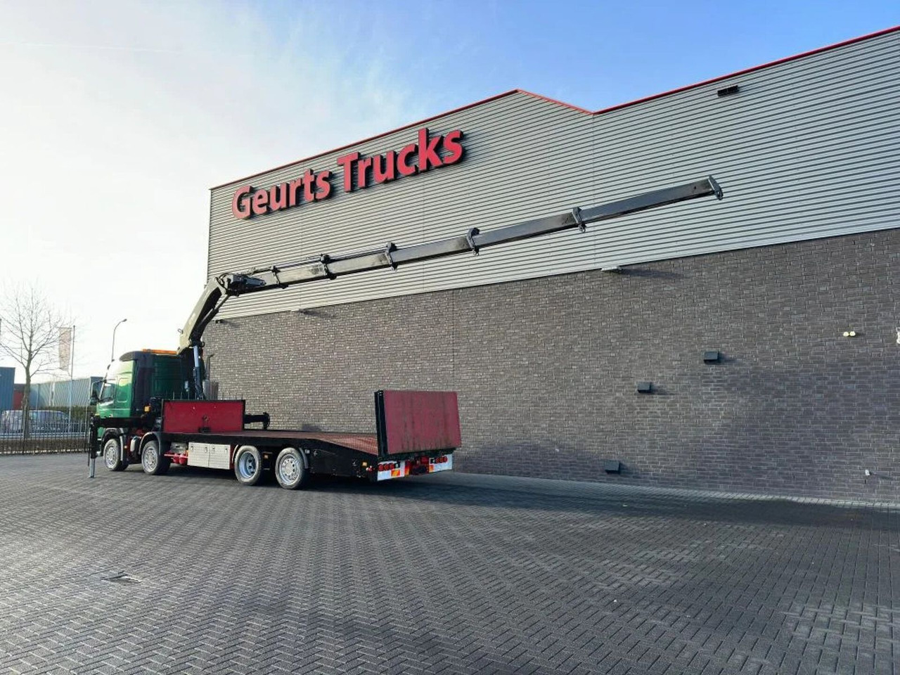 Volvo FM 500 8X2 OPRIJWAGEN/MACHINE TRANSPORTER + HIAB - Xe cẩu tự hành: hình 3 Volvo FM 500 8X2 OPRIJWAGEN/MACHINE TRANSPORTER + HIAB - Xe cẩu tự hành: hình 3