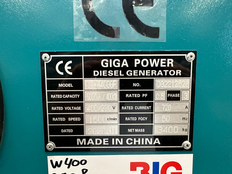 Bộ phát điện mới Giga power LT-W400GF 500 kVA silent generator: hình 9 Bộ phát điện mới Giga power LT-W400GF 500 kVA silent generator: hình 9