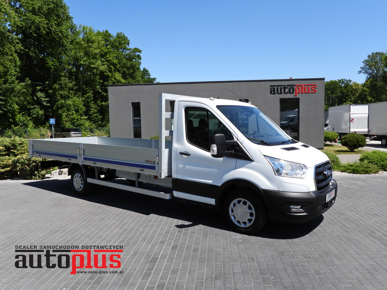 FORD TRANSIT STAKE BODY 10 PALLETS CRUISE CONTROL LED LIGHTS PNEUMATICS AIR CONDITIONING 160HP - Xe tải nhỏ phẳng: hình 1 FORD TRANSIT STAKE BODY 10 PALLETS CRUISE CONTROL LED LIGHTS PNEUMATICS AIR CONDITIONING 160HP - Xe tải nhỏ phẳng: hình 1
