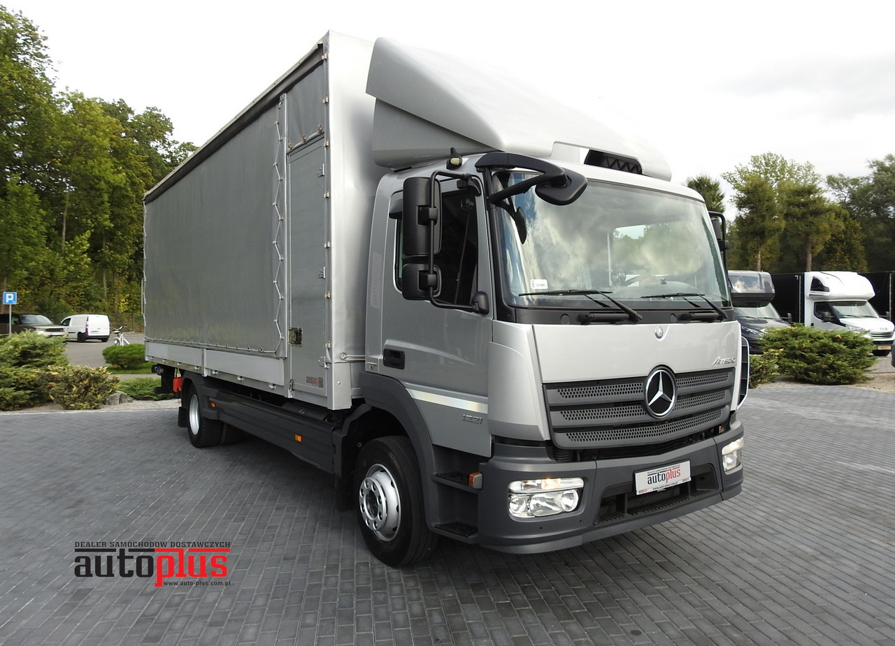 MERCEDES ATEGO 1221 TARPAULIN LIFT 16 PALLETS WEBASTO AIR CONDITIONING PNEUMATICS TWIN WHEELS 230HP - Xe van thùng mui bạt: hình 1 MERCEDES ATEGO 1221 TARPAULIN LIFT 16 PALLETS WEBASTO AIR CONDITIONING PNEUMATICS TWIN WHEELS 230HP - Xe van thùng mui bạt: hình 1