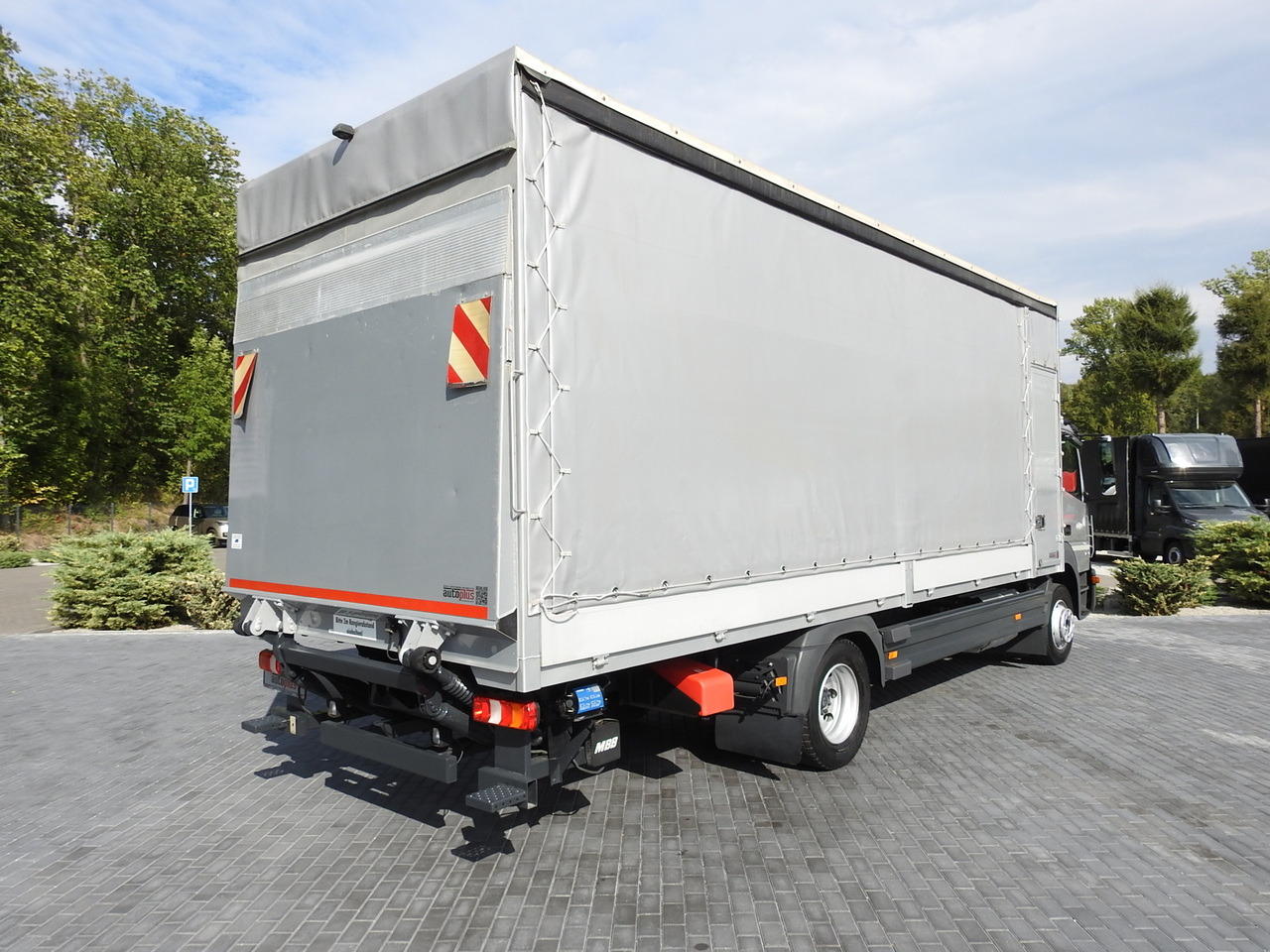 MERCEDES ATEGO 1221 TARPAULIN LIFT 16 PALLETS WEBASTO AIR CONDITIONING PNEUMATICS TWIN WHEELS 230HP - Xe van thùng mui bạt: hình 3 MERCEDES ATEGO 1221 TARPAULIN LIFT 16 PALLETS WEBASTO AIR CONDITIONING PNEUMATICS TWIN WHEELS 230HP - Xe van thùng mui bạt: hình 3
