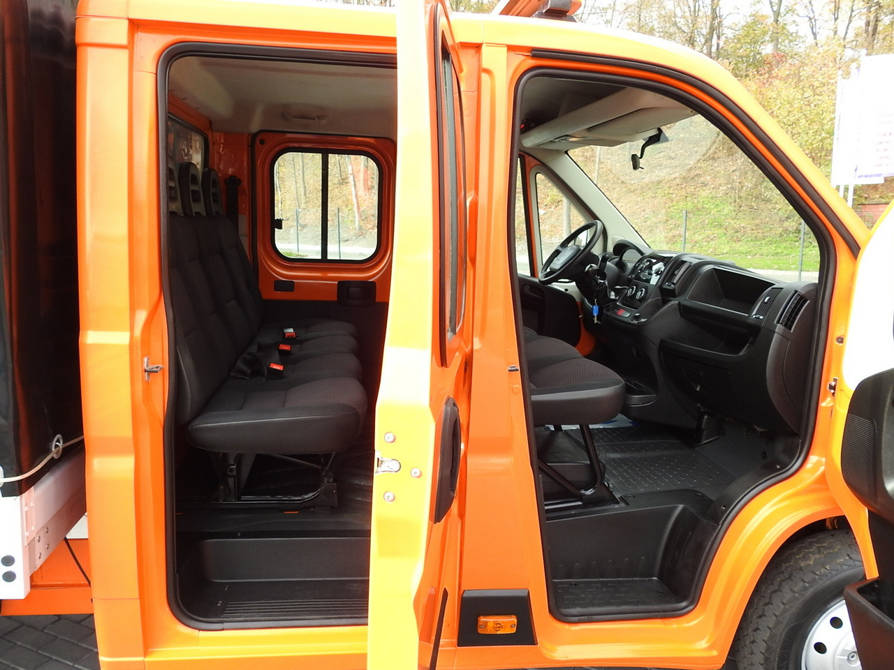 Xe tải nhỏ phẳng PEUGEOT BOXER STAKE BODY TARPAULIN DOUBLE CABIN DOKA 7 SEATS AIR CONDITIONING PNEUMATICS  140HP: hình 35