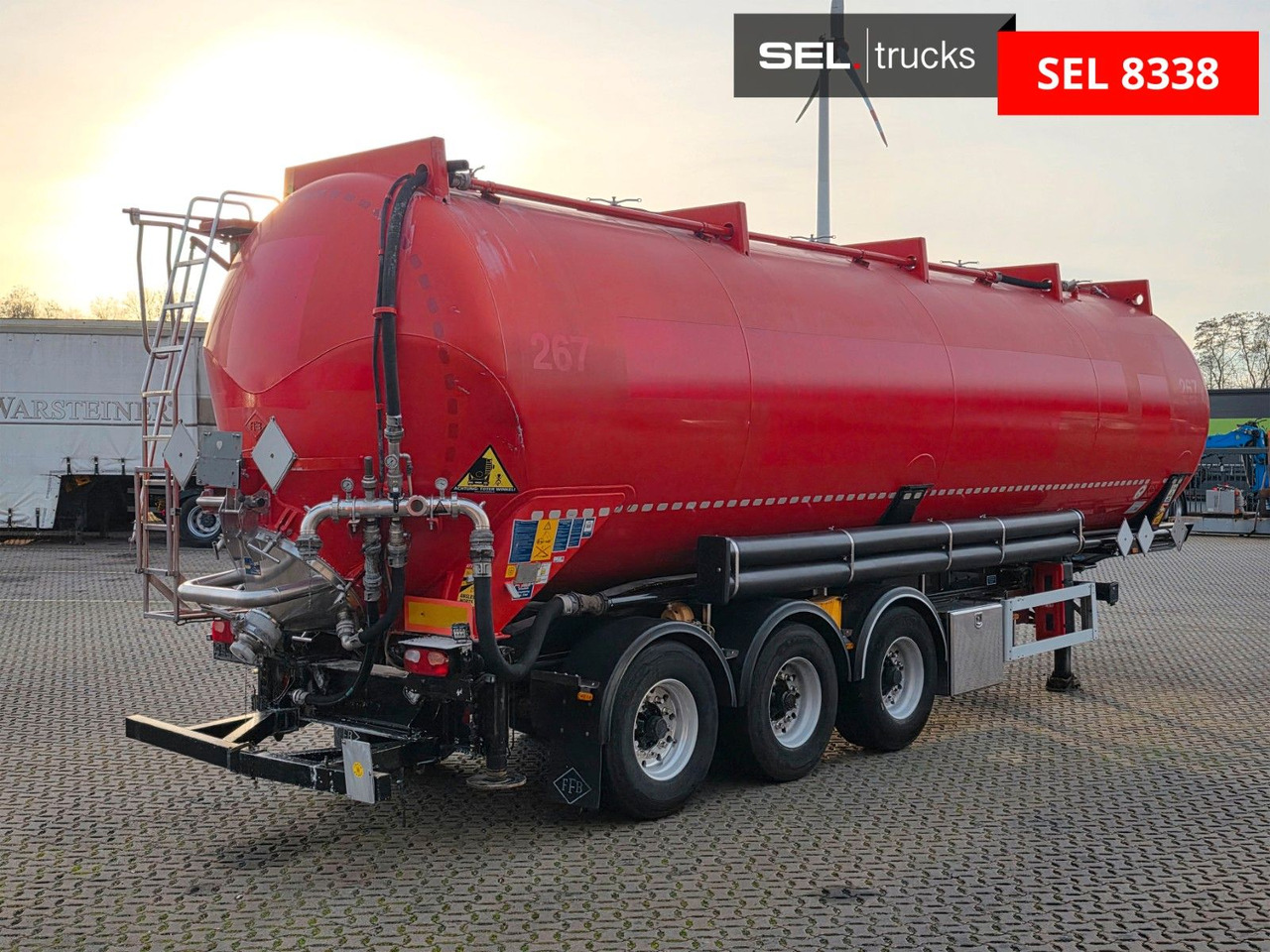 Feldbinder KIP 52/7000/A/2 / Alu-Felgen / ADR AT / 52.000 l - Sơ mi rơ moóc bồn silo: hình 5 Feldbinder KIP 52/7000/A/2 / Alu-Felgen / ADR AT / 52.000 l - Sơ mi rơ moóc bồn silo: hình 5