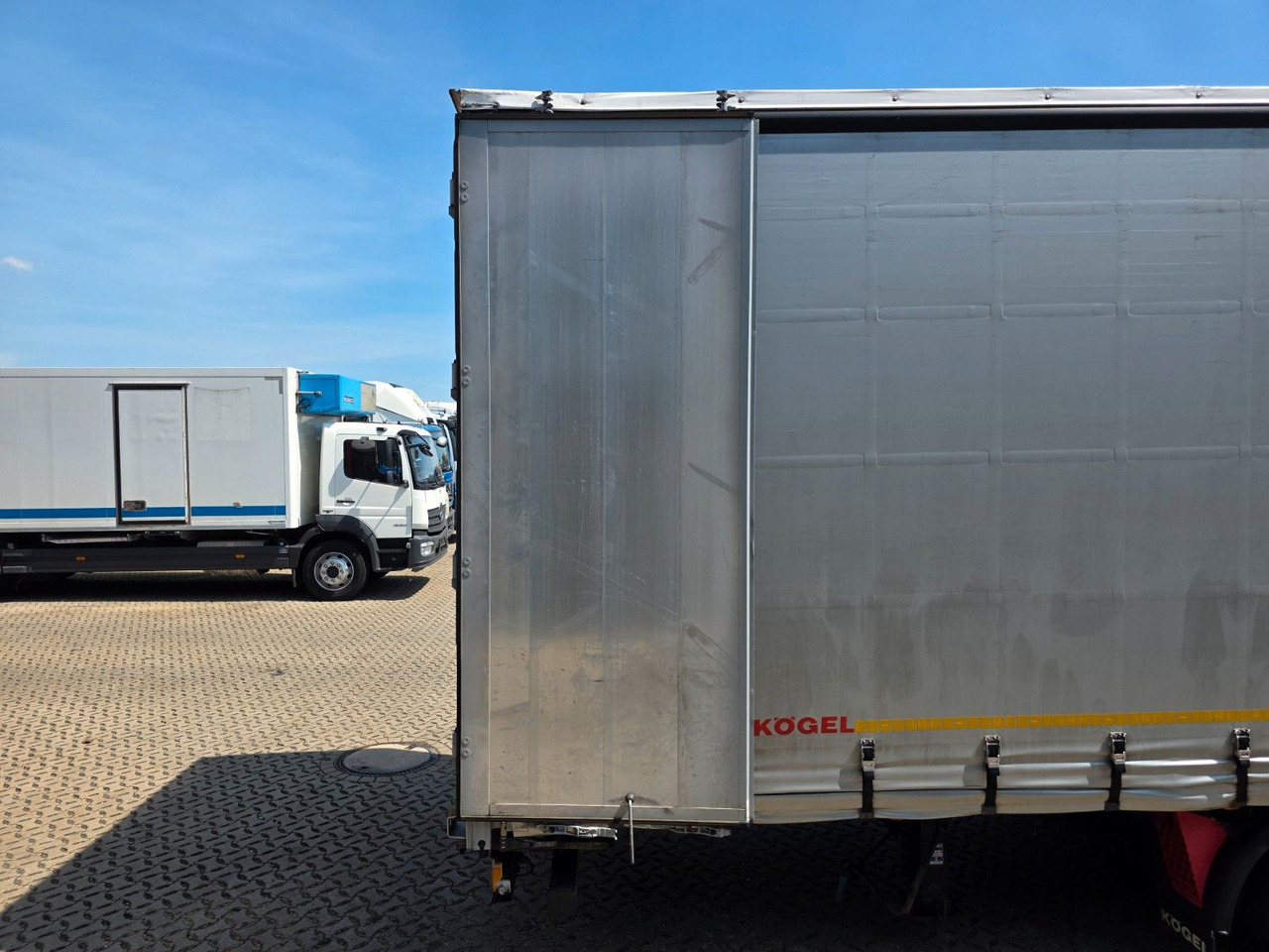 Sơ mi rơ moóc mui bạt Kögel S24 -1 / Long Trailer 14,90m / Hubdach / Mega: hình 13