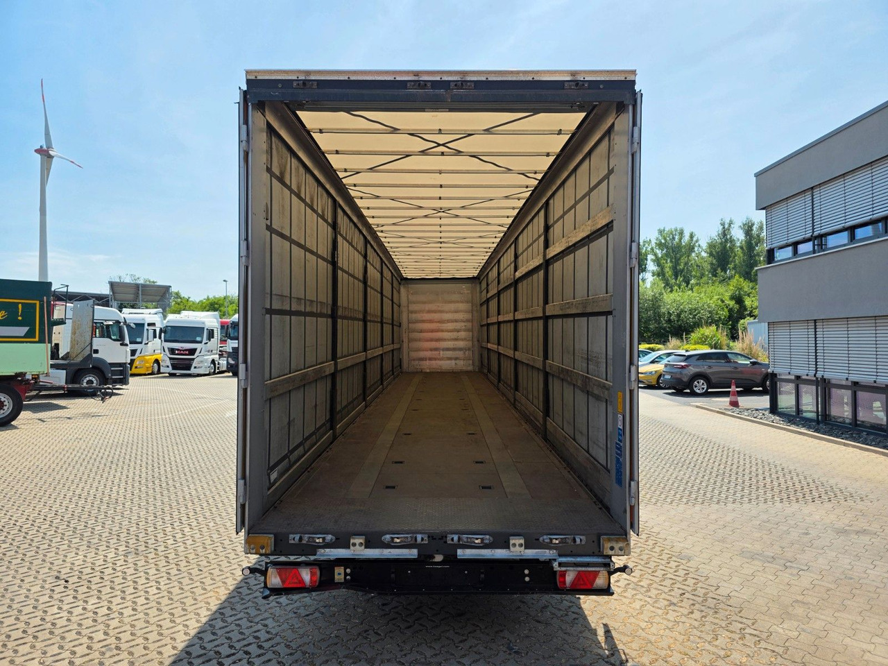 Sơ mi rơ moóc mui bạt Kögel S24 -1 / Long Trailer 14,90m / Hubdach / Mega: hình 9