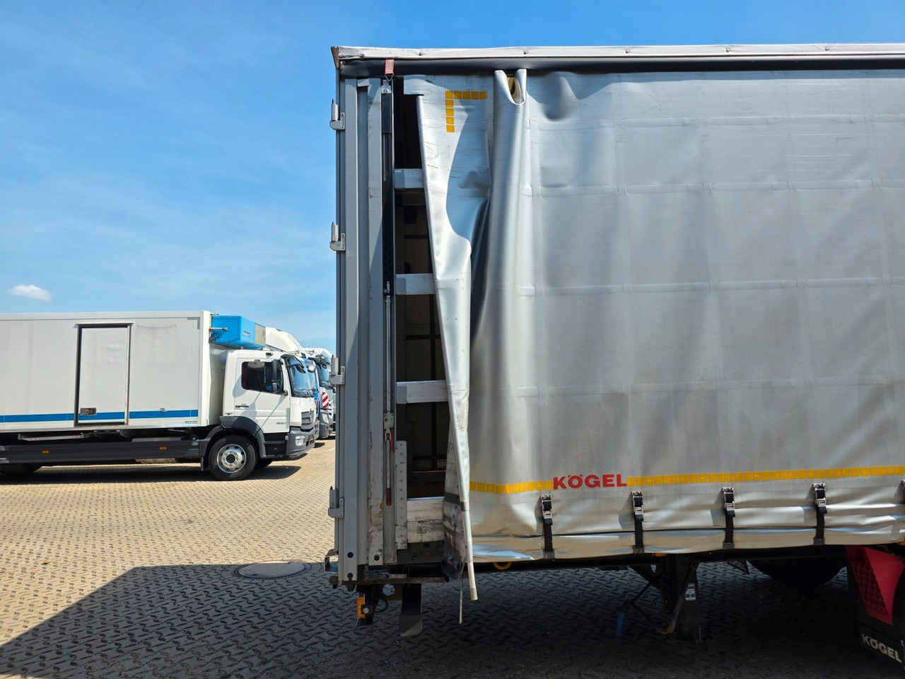 Sơ mi rơ moóc mui bạt Kögel S24 -1 / Long Trailer 14,90m / Hubdach / Mega: hình 15