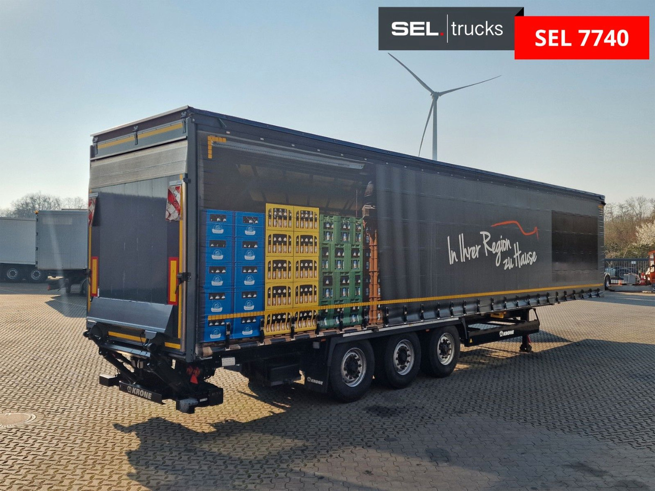 Krone SD / Ladebordwand / Lenkachse / Liftachse - Sơ mi rơ moóc mui bạt: hình 5 Krone SD / Ladebordwand / Lenkachse / Liftachse - Sơ mi rơ moóc mui bạt: hình 5