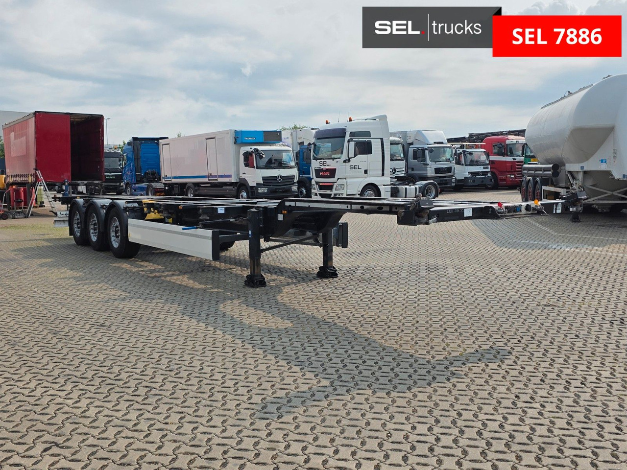 Krone SD / Teleskop / Liftachse - Xe chở container/ Sơ mi rơ moóc hoán đổi thân: hình 3 Krone SD / Teleskop / Liftachse - Xe chở container/ Sơ mi rơ moóc hoán đổi thân: hình 3