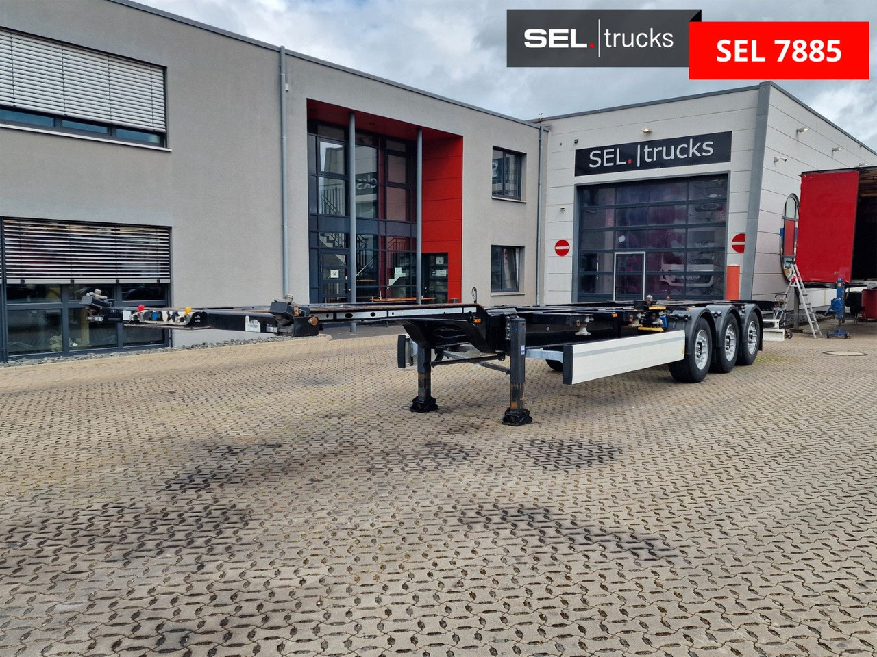 Krone SD / Teleskop / Liftachse - Xe chở container/ Sơ mi rơ moóc hoán đổi thân: hình 1 Krone SD / Teleskop / Liftachse - Xe chở container/ Sơ mi rơ moóc hoán đổi thân: hình 1
